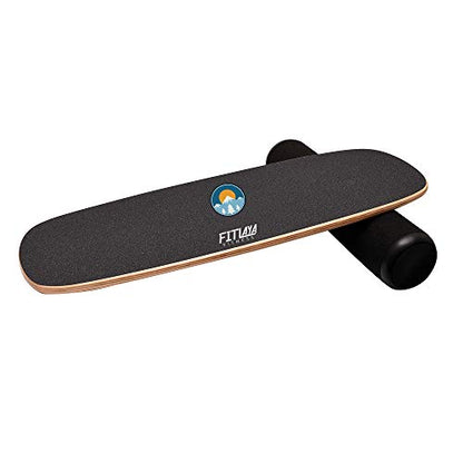 Balance Board Trainer Wooden Training Equipment for Fitness Workout, Hockey‎, Skateboarding, Surfing and Snowboarding