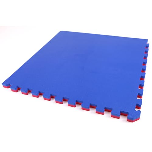 FlooringInc's 1" Thick Foam Tiles, 3'x3' or 2'x2' Reversable Interlocking Tiles, Ideal Yoga Mat, Gymnastics Mat, Workout Mat for MMA and Jiu Jitsu Training