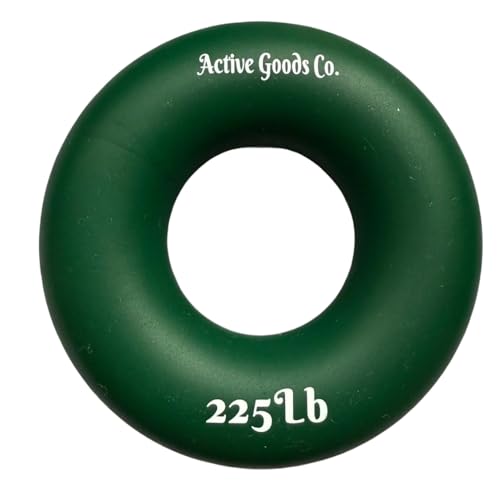 Hand Exerciser - PROFESSIONAL GRADE, Set or Single, Different Sizes. Visit to see more! Bague classique en silicone parfaite pour améliorer la force, la puissance et la vitesse dans les poignets. - size: 21 Single Ring - 4 in - 225 lb