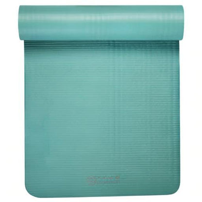 Gaiam Yoga Mat, Pilates & Exercise Mat, Thick Mat 2/5" (10mm) Workout Mat with Easy-Cinch Carrying Strap for Home & Gym Workouts