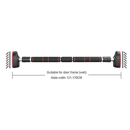 Chin up bar Pull Up Bar Chin Up Bar for Doorway with Bigger Pad & Locking Mechanism No Screws Installation Frame Upper Body Workout Bar Strength Training Pull-Up Bars