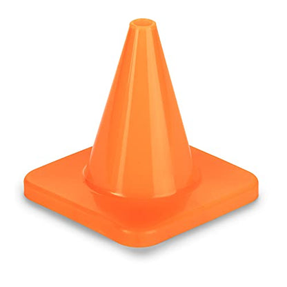 Champion Sports High Visibility Flexible Vinyl Cones for Sports Training, Agility Drills, Field & Gym Marking Sets
