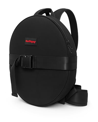THEFITGUY Weighted Backpack for Gym Weight Plate - for Pushups, Calf Raises, Squats, Wear on Back or Front, Fits Up to 17.5” Diameter, 2.5” Thick Plate, Padded Straps & Secure Buckles - For Home & Gym