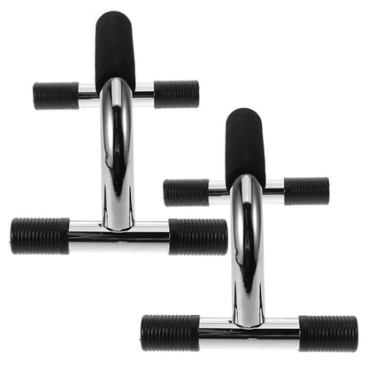 2pcs Push up Bars Steel I-beam Frame Non-slip Pushup Handles for Home Strength Training Gym Equipment Workout Accessories for Men and Women