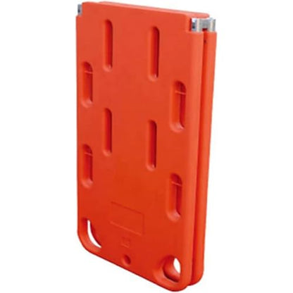 Water Floating Spine Board – PE Two-Fold Stretcher with 350lbs Capacity, Emergency Rescue Backboard with Seat Belt for First Responders