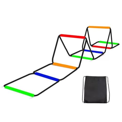 Footwork Ladder, Soccer Equipment for Training, Agility Ladder Speed Training Equipment, Foldable Instant Set-up, for Kids Athletes Indoor Outdoor Sports(50 Grids) - size: 50 Grids