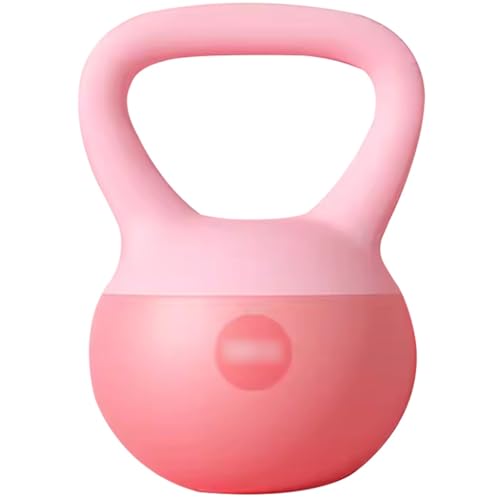 Kettlebell Weights Women's Beginner Weight Loss Soft Kettle Bells, Buttocks Shaping/sports Dumbbell, Home Fitness Equipment, Frosted Non-slip Handle(Pink-2.5kg)