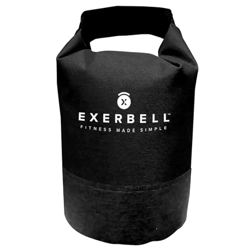 Foldable Adjustable Kettlebell 4-30lbs – Portable Water Sandbag Functional Strength Tool – Soft Floor-Friendly Mobility Gear for Home Gym Travel – Leak-Resistant Load with Internal Scale - color: Black