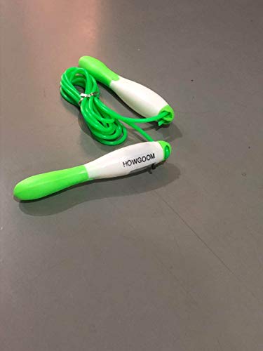 Jump Rope, Digital Weighted Handle Workout Jumping Rope with Calorie Counter for Training Fitness, Adjustable Exercise Speed Skipping Rope for Men, Women, Kids, Girls
