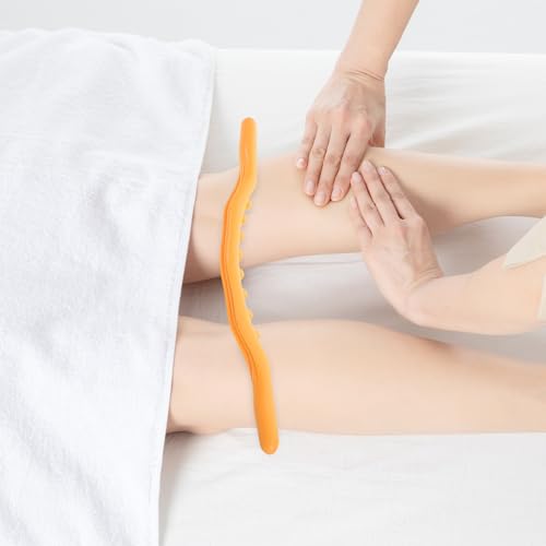 Handheld Muscle Roller Stick for Deep Tissue Massage, Manual Leg Massager Roller, Portable Body Massage Hammer for Back and Fitness