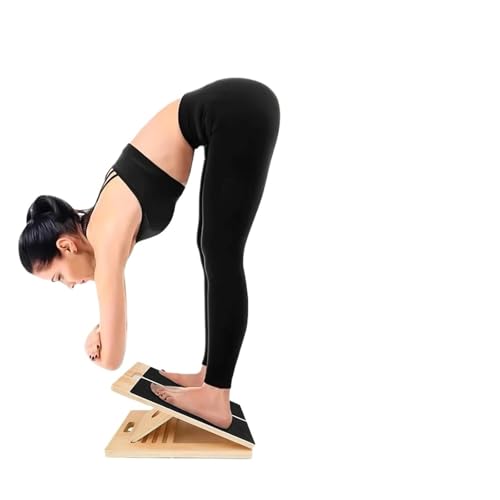 Foldable Wooden Incline Board – Adjustable Calf & Ankle Stretcher for Plyometric Home Stretching, Balance Training, and Fitness Equipment