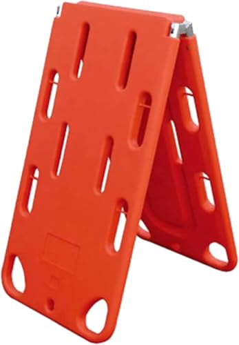 Foldable Spine Board Stretcher for Patient Rescue, Emergency Backboard, Lightweight EMT Ambulance Stretcher for Travel and Heavy Duty Use