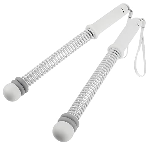 Cordless Battle Rope with Adjustable Resistance Springs, Ropeless Weighted Workout Stick for Strength Training and Cardio Fitness, Home Gym Exercise Equipment