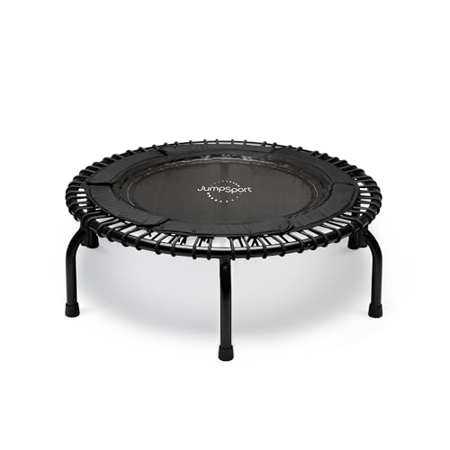 JumpSport 39" Essential Fitness Trampoline | Model 220, 230, 250 | Exercise Trampoline | 30 Low-Impact Bungees Rebounder for Adults