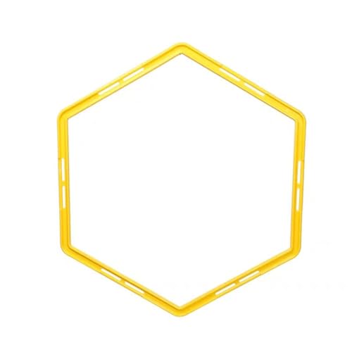 5pcs/ Hex Agility Ring Outdoor Exercise Ring Agility Footwork Training Ring Diameter 50cm