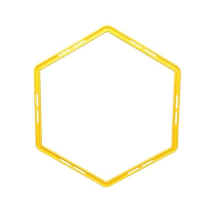 5pcs/ Hex Agility Ring Outdoor Exercise Ring Agility Footwork Training Ring Diameter 50cm