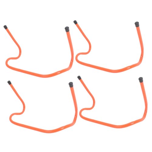 4pcs Agility Hurdles Plastic Training Barriers for Speed and for Soccer Football and Track Practice for Boys and Girls and Athletes