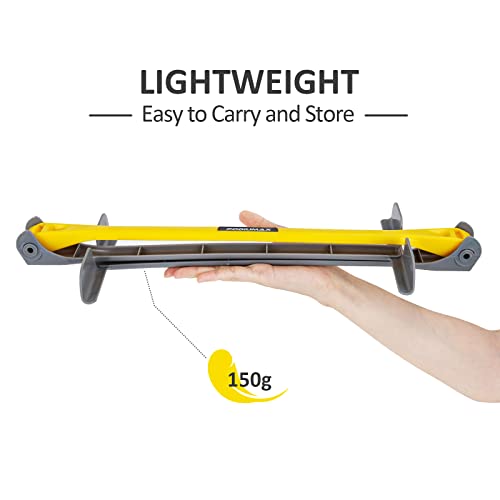 Portable Height Adjustable Sports Training Hurdle (6", 9", 12"), Lightweight, Innovative Foldable Design, Collapsible Safe, 6 per Pack