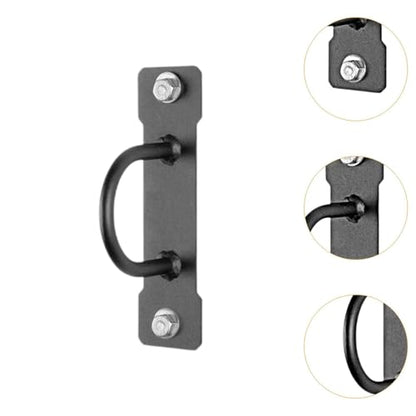 Wall Mount Anchor for Battle Rope with Ceiling Hook for Fitness, SingleSide 26HoleDia