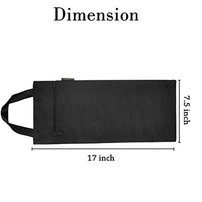 Yoga Sand Bag, Cotton Unfilled for Yogas, Weights & Resistance Training, Portable Weightlifting Sandbag