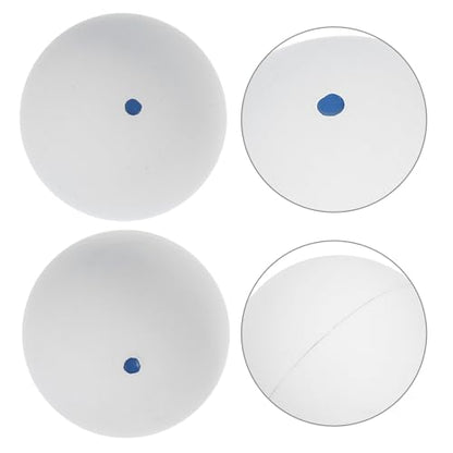 Rubber Squash Training Ball Single Dot Bounce Ball 2pcs Set for Beginners Hand-Eye Coordination Reaction Trainer Indoor Outdoor Use