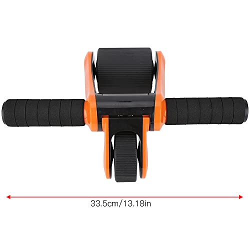 2 Wheels Ab Roller Wheel, Abdominal Muscle Exerciser with Knee Pad, Stable Dual - Wheel Core Trainer for Home Gym, Foldable and Portable Ab Wheel for Beginners to Advanced