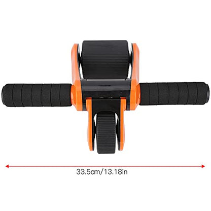 2 Wheels Ab Roller Wheel, Abdominal Muscle Exerciser, Dual - Wheel Core Trainer with Knee Pad for Home Gym, Stable Aluminum and ABS Design for Full - Body Workout