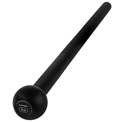 Retrospec Revolve Steel Macebell for Strength Training, Rehabilitation, Stretching, Conditioning and Rotational Training - 5, 7, 10, 15, 20, 30lb Options for Women & Men