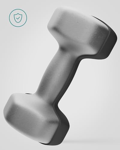 SONGMICS Dumbbells Set of 2 Dumbbells Set Dumbbells Hexagon Neoprene Coating Strength Training Workout Fitness Training Home
