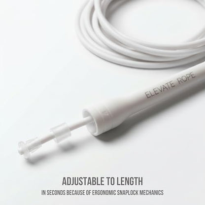 Elevate Rope Pro-Grade Speed Rope - color: White Purity