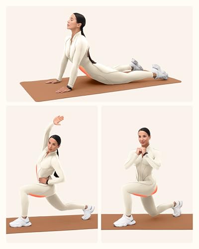 BetterMe Yoga Mat - Non-Slip Exercise Mat for Women - Cushioned Pilates Mat for Home Workouts, Stretching & Hot Yoga - Portable Fitness Mat with Strap