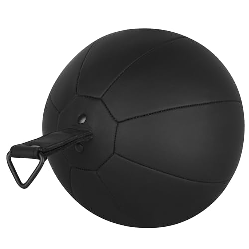 FISTRAGE Double End Ball Training Dodge MMA Boxing Floor to Ceiling Punch Speed Ball Bag Kit with Rope, Bean Ball, for Kicking Workout and Fitness - color: Matt Black