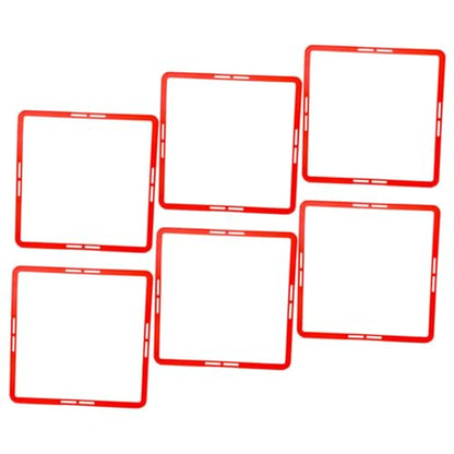 Multi-Function Agility Rings 6pcs Set Soccer Training Equipment Speed Agility Training Sports Supplies for Boys and Girls