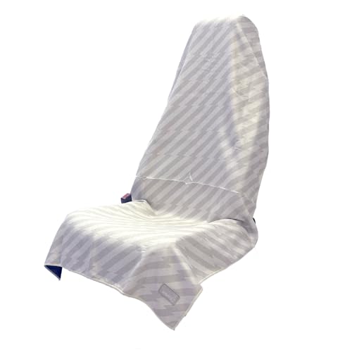 Sprints Athletic Running Towel, Full-Sized, Car Seat Cover - Performance Microfiber (Velocity Blitz Cream) - color: Velocity Blitz Cream