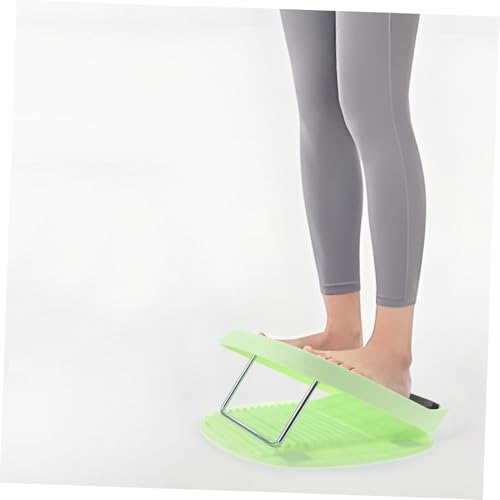 LIOOBO Incline Foot Stretch Board Adjustable Gear Calf Stretching Tool for Enhanced Ankle Mobility Foldable Plastic Legboard for Home Use Professional Training Mint Green