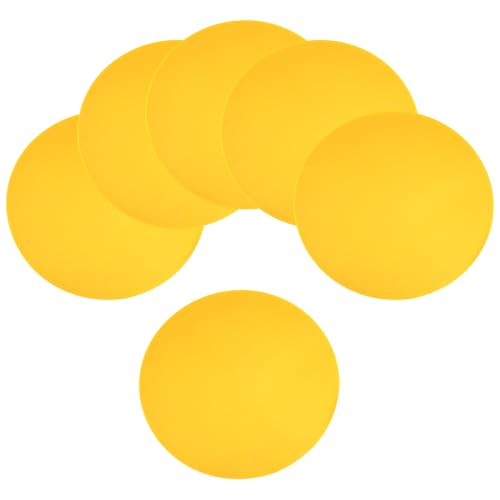 Spot Markers for Agility Dot, Non-Slip Poly Spots Floor Dots Flat Field Soccer Training Equipment for Gym - color: Yellow