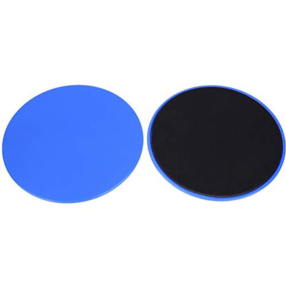 2Pcs Exercise Sliders, Sliding Disc Fitness Core Slider Dual Sided Use Sport Full Body Workout on Carpet Hardwood Floors