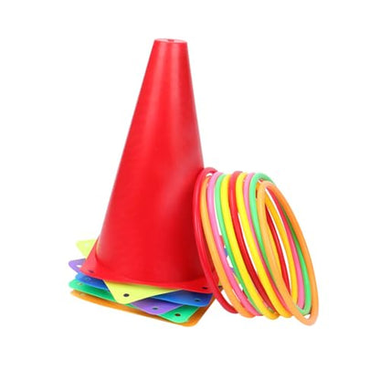 Toss Game Set Field Marker Cones Outdoor Game for Kids Adults Traffic Cones