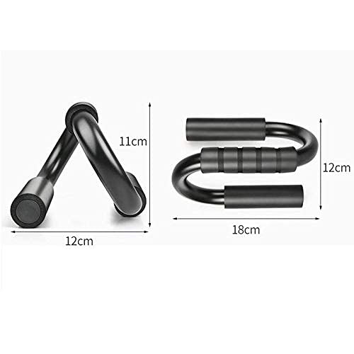 Push Up Bars Strength Training - Workout Stands with Ergonomic Push-up Bracket Board with Non-Slip Sturdy Structure Portable for Home Fitness Handle for Floor Workouts Exercise Chest Body Building Equipment with Stainless Steel Bar & Foam for Men and Wome