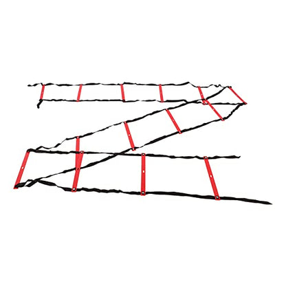 7M 14 Rung Agility Speed Ladder Stairs, Adjustable Training Ladder for Soccer Football Fitness, Non - Slip PP Agility Ladder with Angle Mark for Athletes and Coaches
