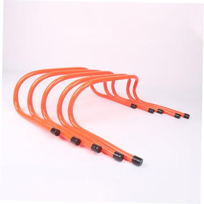 KICHOUSE 2pcs Plastic Agility Speed Hurdles 15cm for ’s Soccer Football Training Equipment Sturdy Wear-Resistant Track Hurdles for Sports and Fitness