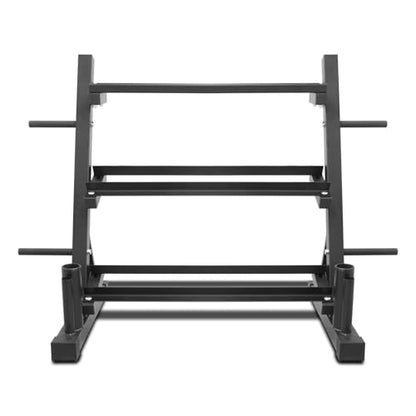 PENSUN Dumbbell Rack – 3 Tier Adjustable Weight Storage Stand with Side Barbell Plate Holder – Multi Purpose Home Gym Organizer for Dumbbells, Kettlebells, Barbell - color: Widened - 1500 LBS (Upgraded)