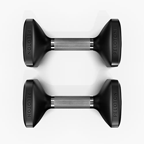 Peloton Dumbbells | Ergonomically Designed Pair of Cast Iron Weights with Urethane Coating and Non-Slip Grip, Available in Set of Two - style: F. 30lb