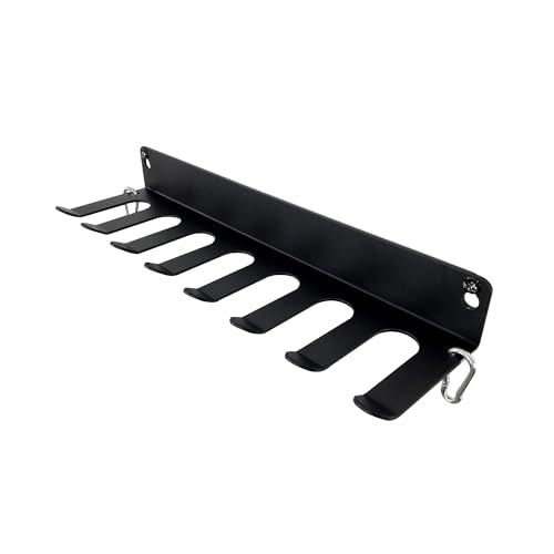 StoreYourBoard Home Gym Equipment Storage Rack, Wall Mount Hanging Organizer, Fitness Accessories Workout Bands Jump Ropes Yoga Foam Roller Belts, Solid Metal Exercise Gear Hooks