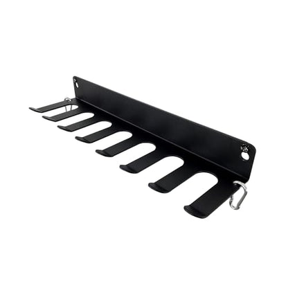 StoreYourBoard Home Gym Equipment Storage Rack, Wall Mount Hanging Organizer, Fitness Accessories Workout Bands Jump Ropes Yoga Foam Roller Belts, Solid Metal Exercise Gear Hooks
