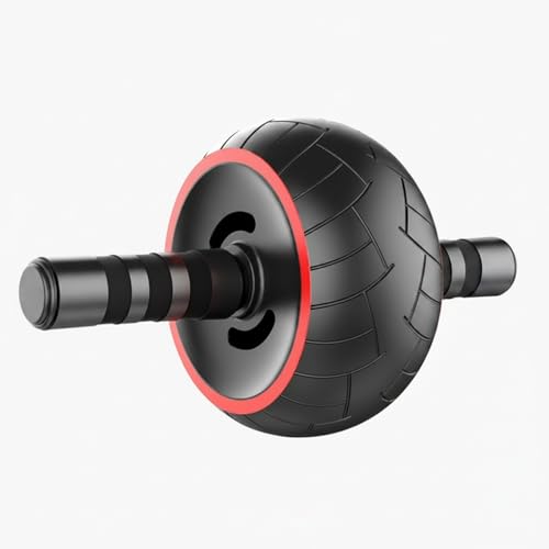 Ab Wheel Roller with Kneeling Pad, Non-Rebound TPU Exercise Wheel for Core Strength, Stable Steel Axle Home Fitness Trainer