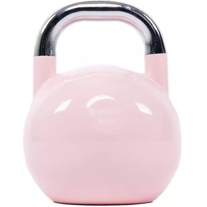 Kettlebell Weights Women's Shaping Competitive Kettle Bells, Gym Electroplated Steel Dumbbell, Strength Training Equipment, Swing/Lift(Pink-8kg) - color: Pink-8kg