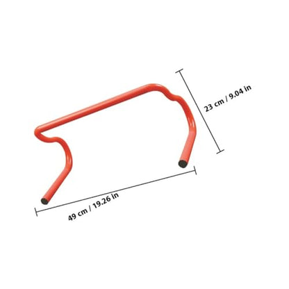 3pcs Detachable Agility Speed Training Hurdles PVC Portable Sports Equipment for Soccer Basketball Football Drills and Athlete Fitness