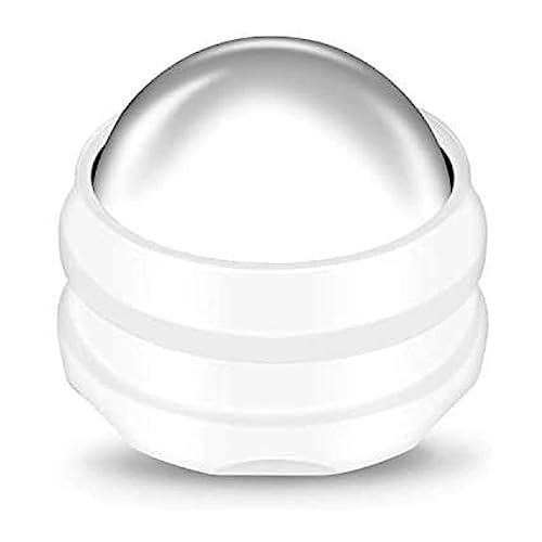 Cold Massage Roller Ball - Gifts for Boyfriend Him Men Women, Stays Cold for 6 Hours, Muscle Recovery Tools,Personal Care Massage Essentials,Rapidly Relieve Muscle Pain and Tension - color: White