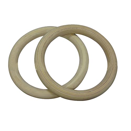 Solid Wood Gymnastic Rings Exercise Rings for Full Body Strength Workout Gymnastics Beam